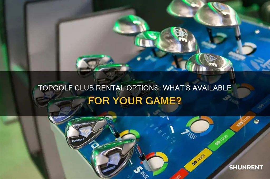 what clubs are available for rent at topgolf