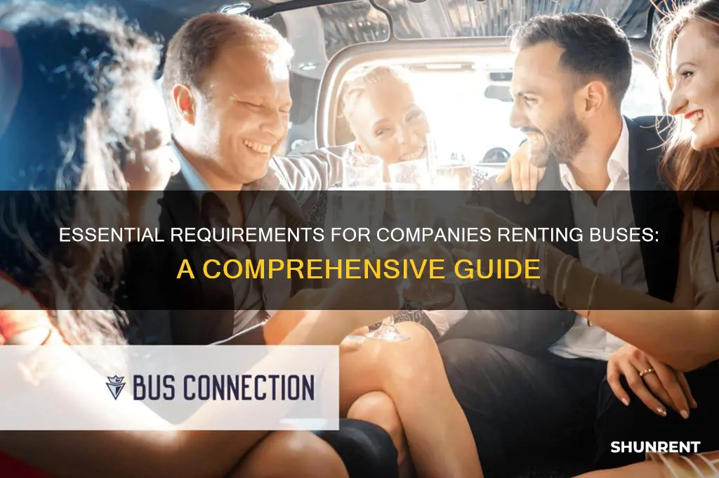 what companies need to rent out buses