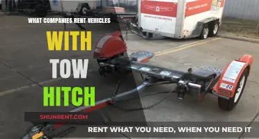 Top Companies Offering Rental Vehicles with Tow Hitch Options