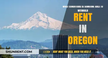 Oregon Rent Withholding: Legal Conditions for Tenants to Withhold Payment