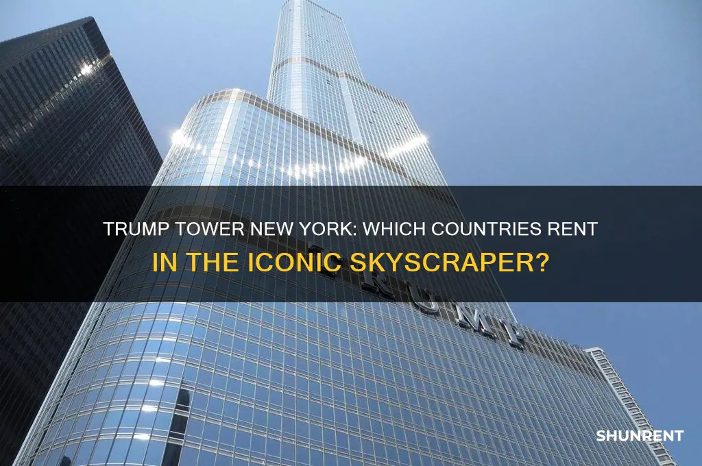 what contries rent at trump tower in new york