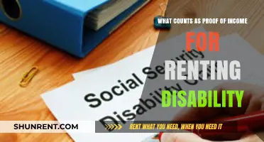 Disability Renting: Accepted Proof of Income for Housing Applications