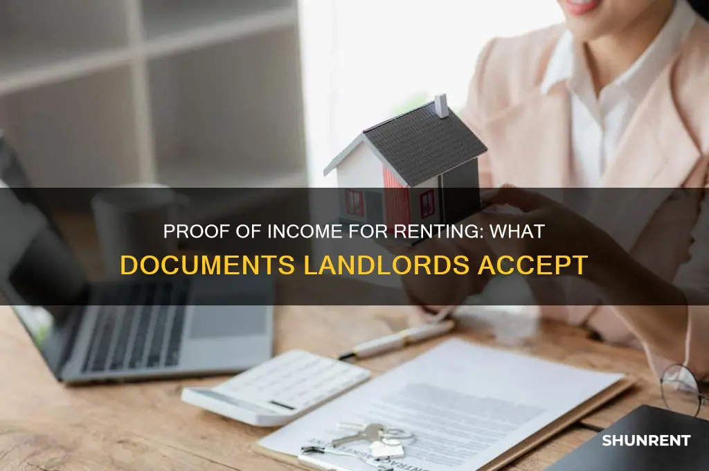 what counts as proof of income for renting