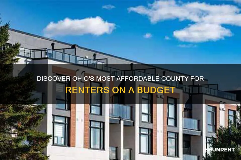 what county in ohio has the cheapest rent