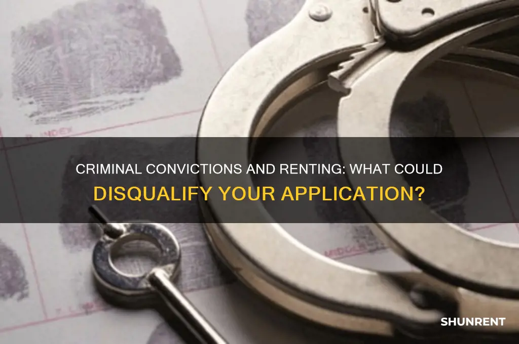 what criminal convictions keep you from renting
