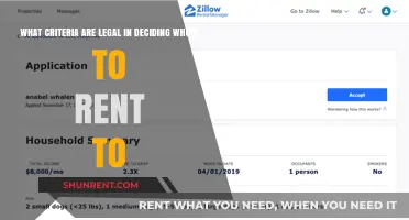 Legal Rental Criteria: Fair Tenant Selection Guidelines for Landlords