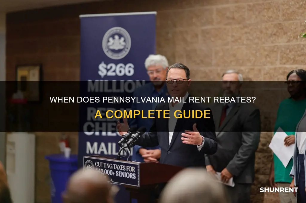what day does pa mail out rent rebates