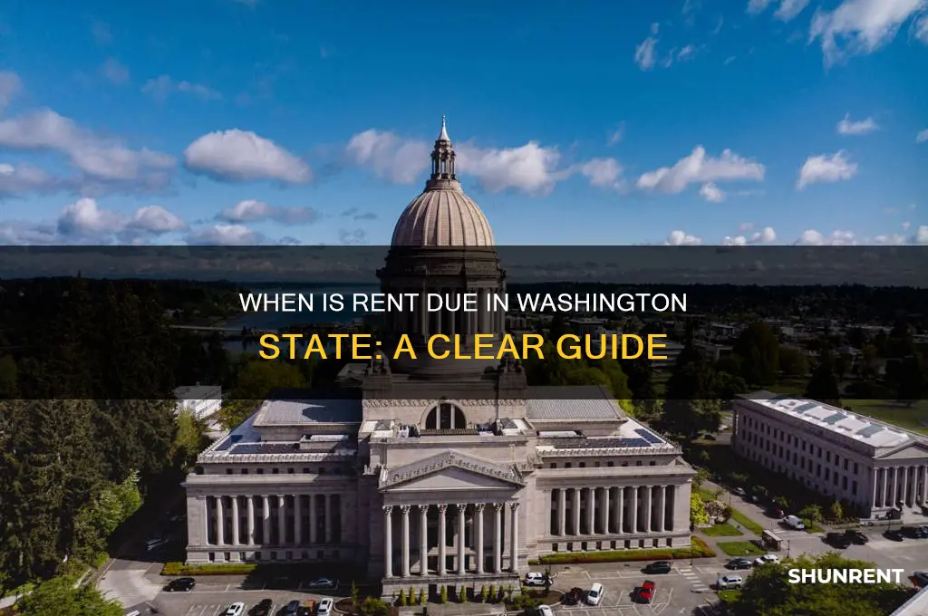 what day is rent due in washington state