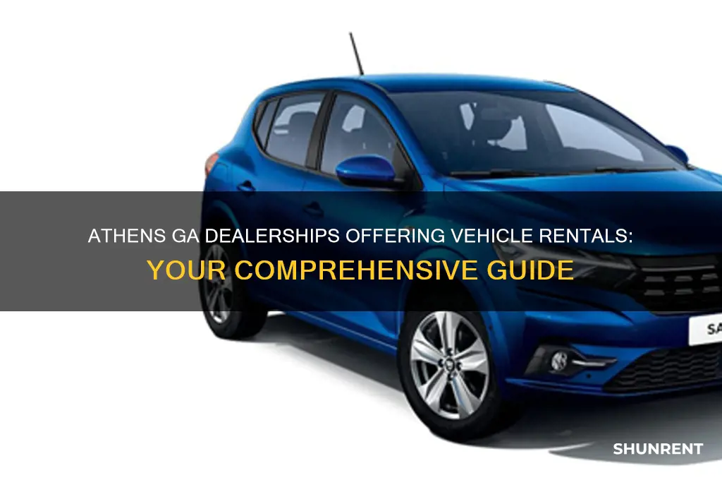 what dealerships in athens ga rent vehicles