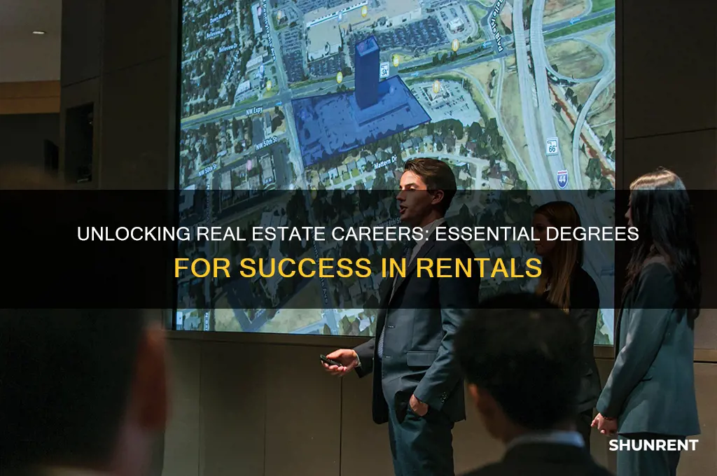 what degree do you need for rent enstate