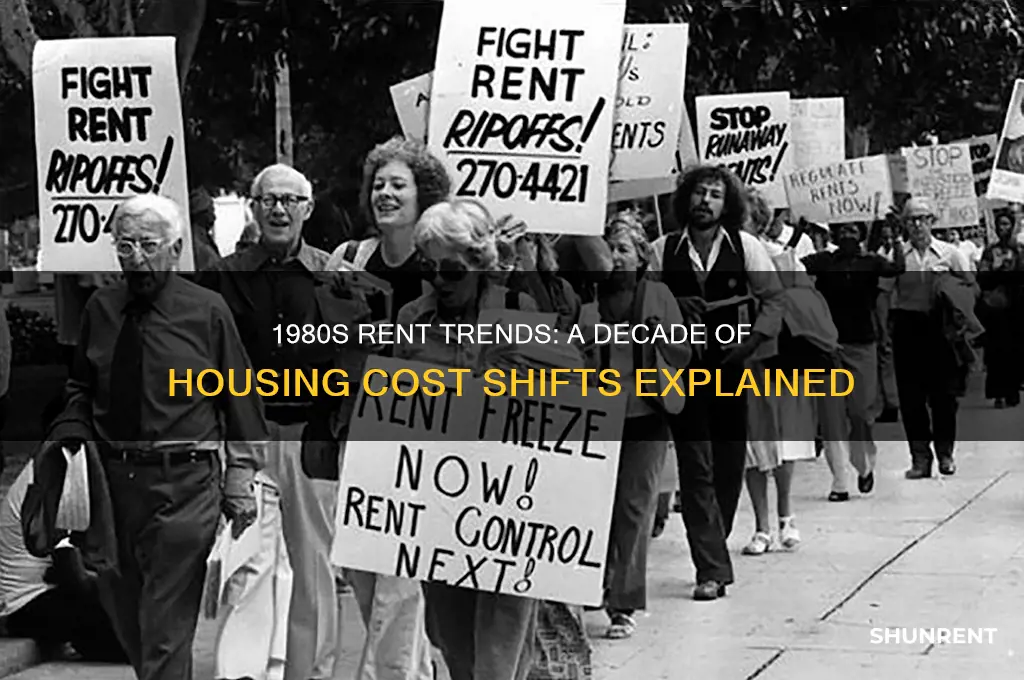 what did rents do in the 1980s