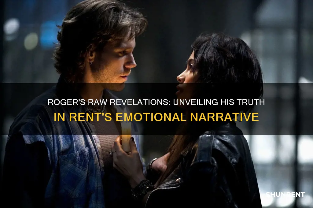what did rodger have to say in rent