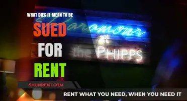 Understanding Rent Lawsuits: What It Means to Be Sued for Rent