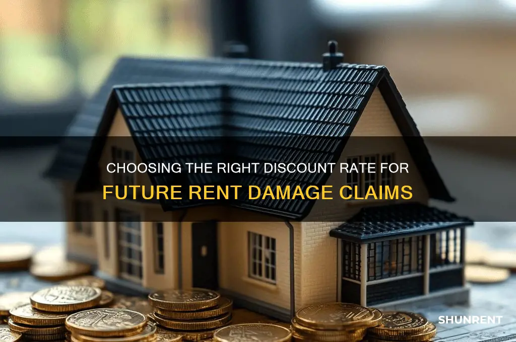 what discount rate should i apply for future rent damage