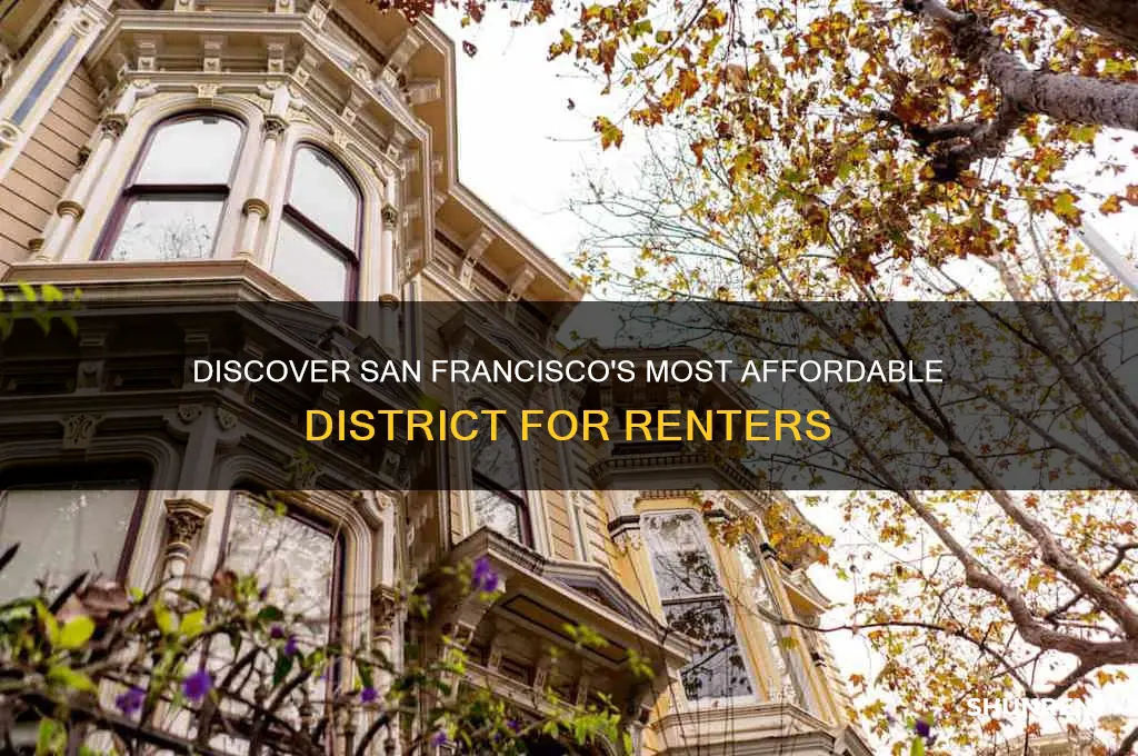 what district in san fran has the cheapet rent