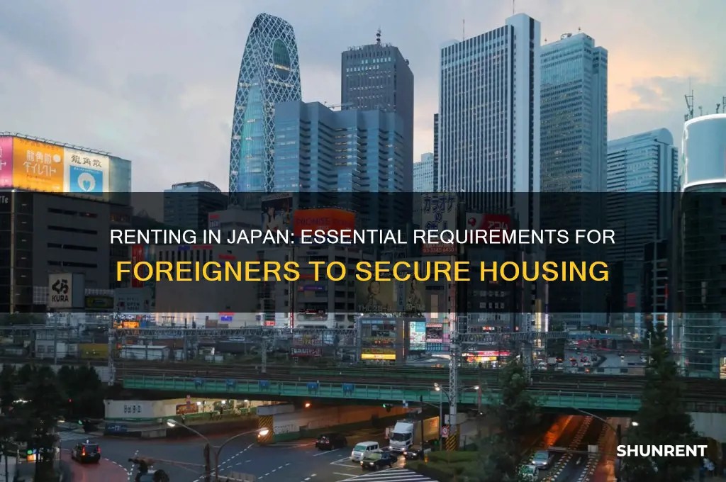 what do foriegners need to rent in japan