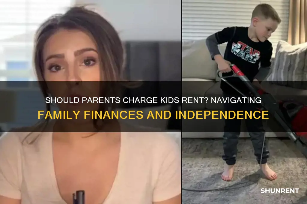 what do i charge my kid for rent