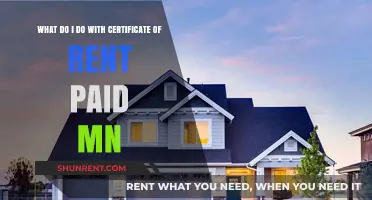 Certificate of Rent Paid MN: How to Use It Effectively