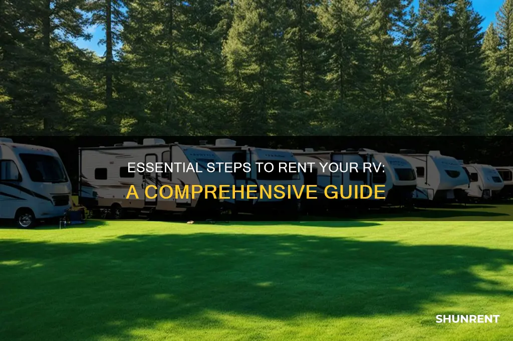 what do i need to do to rent my rv