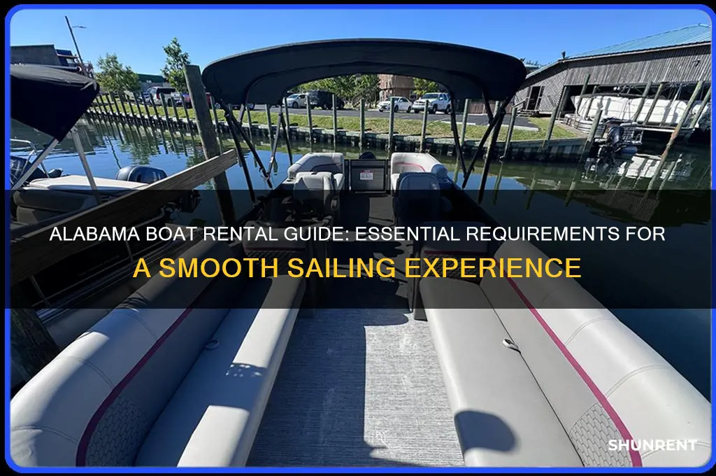what do i need to rent a boat in alabama