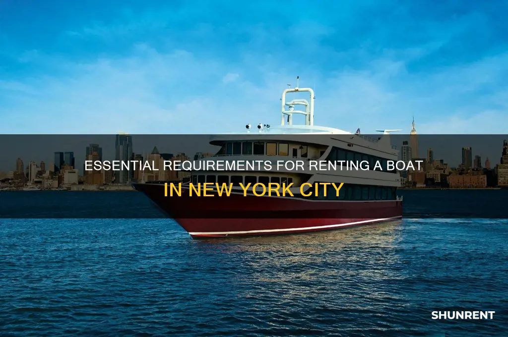 what do i need to rent a boat in ny