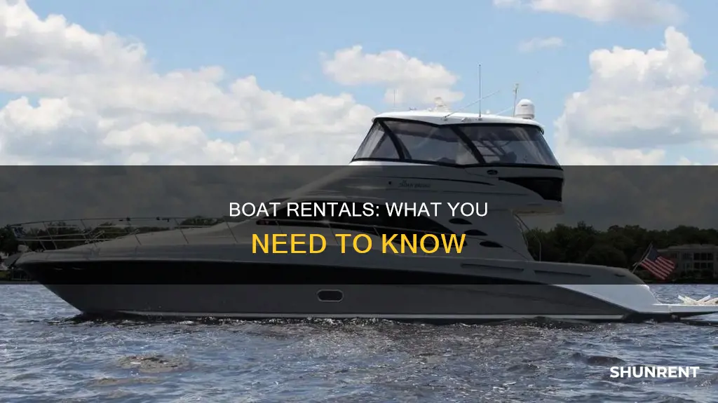 what do i need to rent a boat