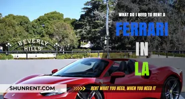 Renting a Ferrari in LA: Essential Requirements and Tips