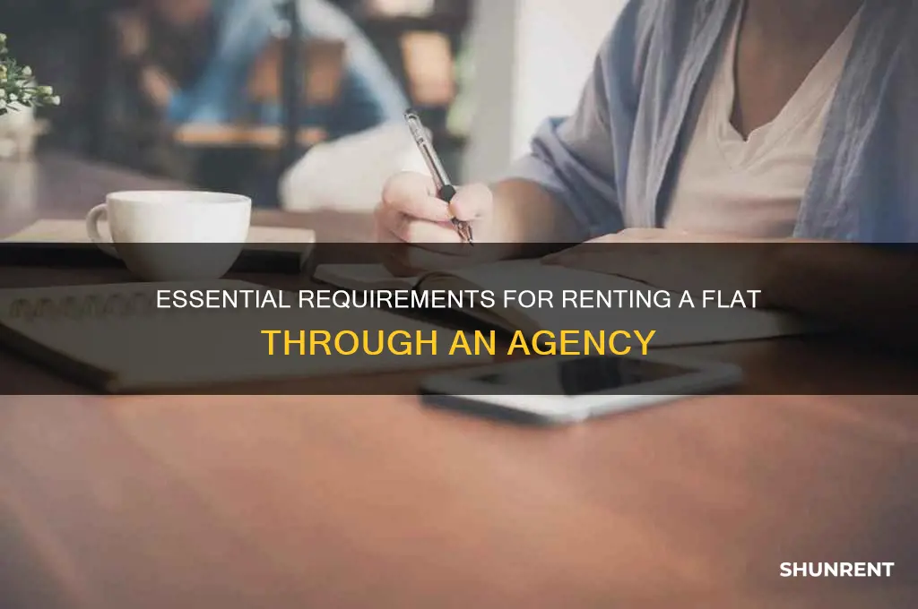 what do i need to rent a flat from agency