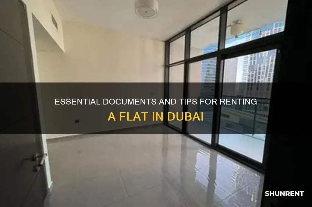 what do i need to rent a flat in dubai