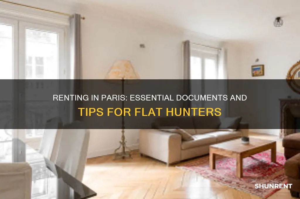 what do i need to rent a flat in paris