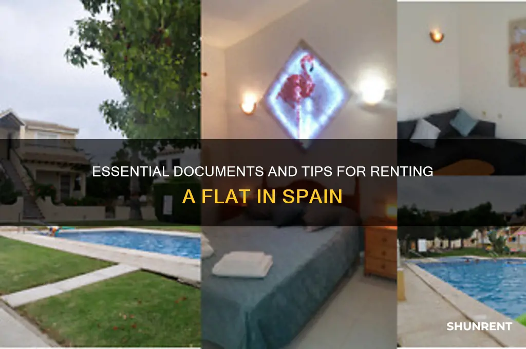 what do i need to rent a flat in spain