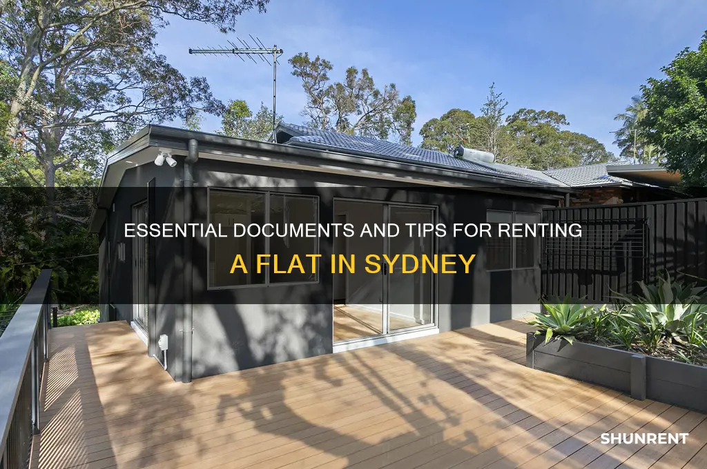 what do i need to rent a flat in sydney