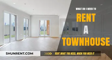 Essential Requirements for Renting a Townhouse: A Comprehensive Guide