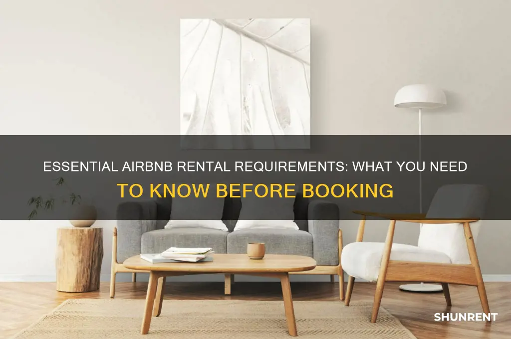 what do i need to rent airbnb