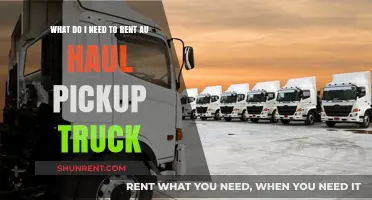 Essential Requirements for Renting a U-Haul Pickup Truck: A Guide