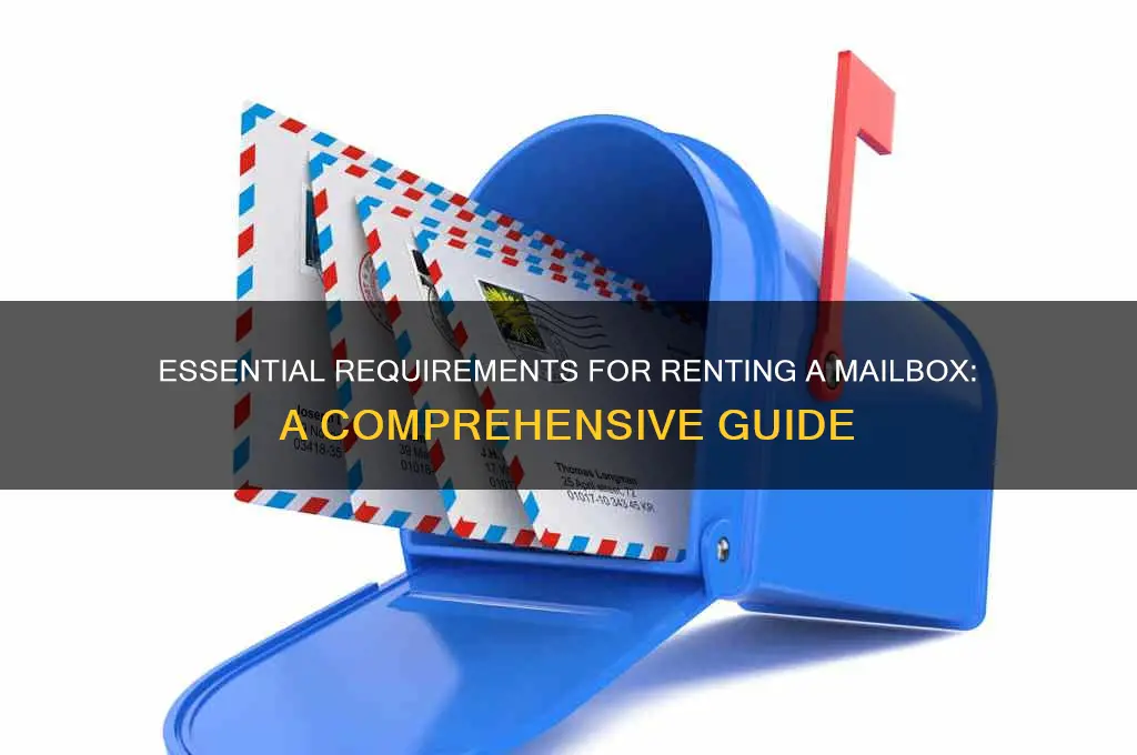 what do i need to rent mailbox