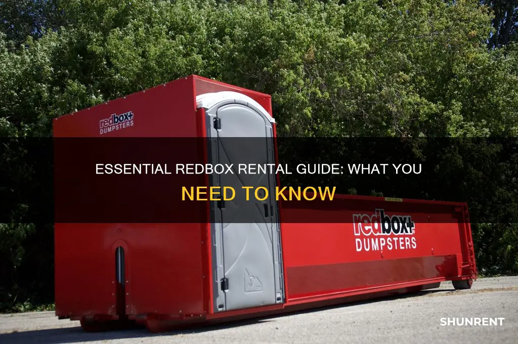 what do i need to rent on red box