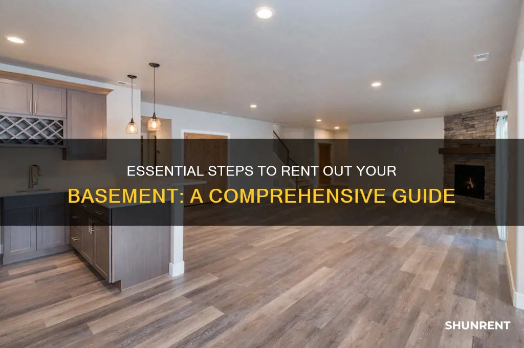 what do i need to rent out my basement