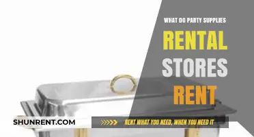 Essential Party Supplies Rental Stores Offer for Every Celebration