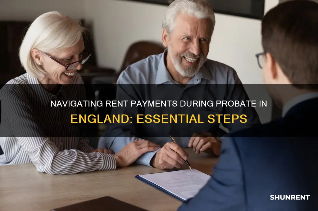what do people do for rent during probate in england