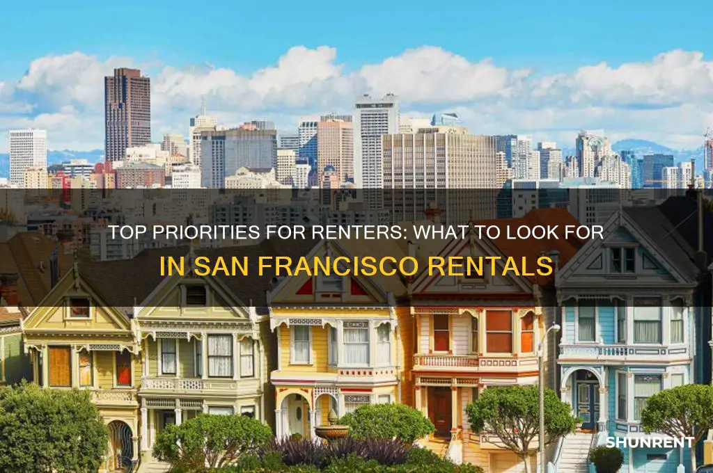 what do people look for when renting san francisco