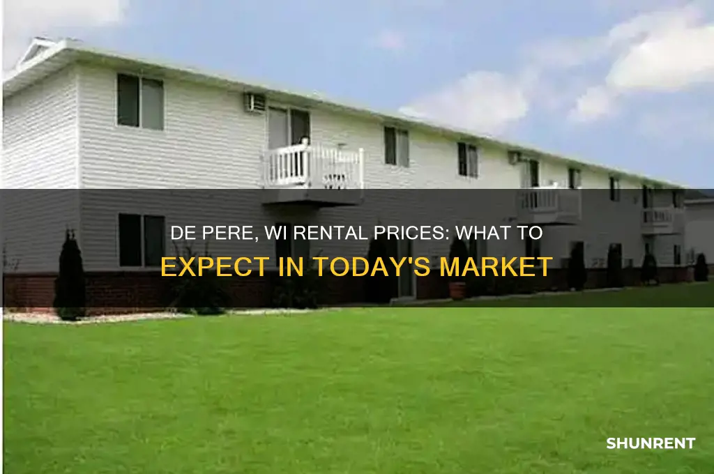 what do rents go for in depere wi