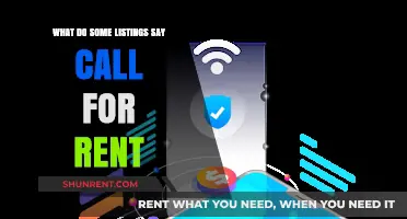 Decoding Rental Listings: What Does 'Call for Rent' Really Mean?