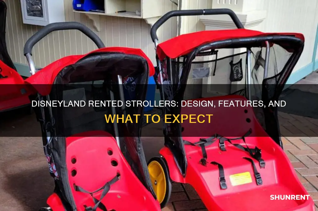 what do the rented strollers at disneyland park look like