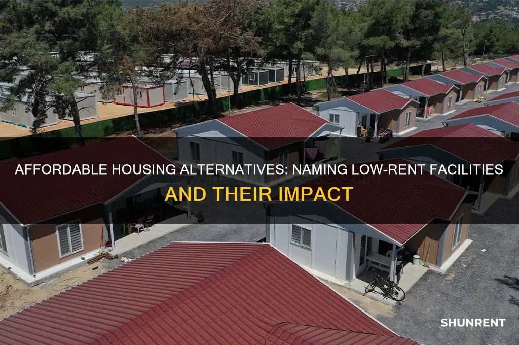 what do you call a low rent phacility