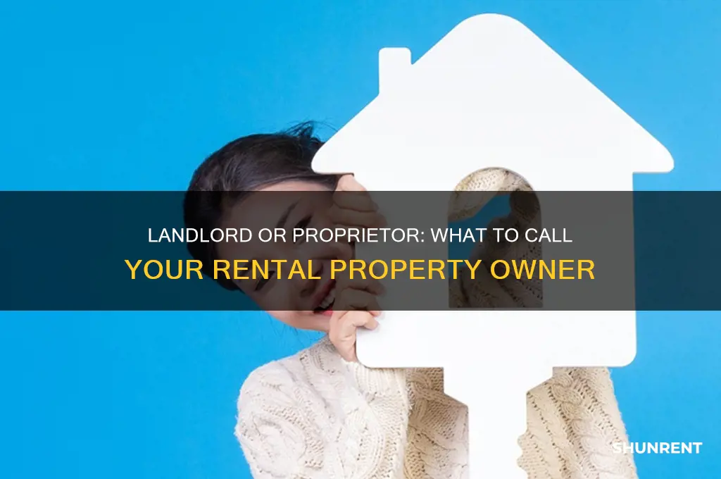 what do you call someone you rent from