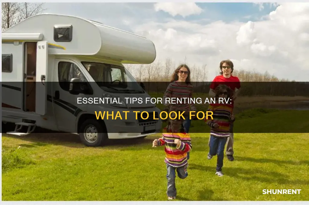 what do you have to look for to rent rv