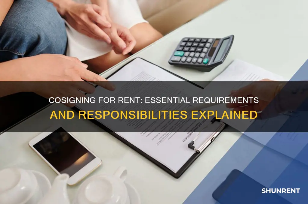 what do you need to cosign for rent