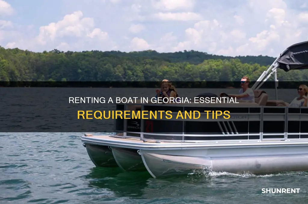 what do you need to rent a boat in georgia