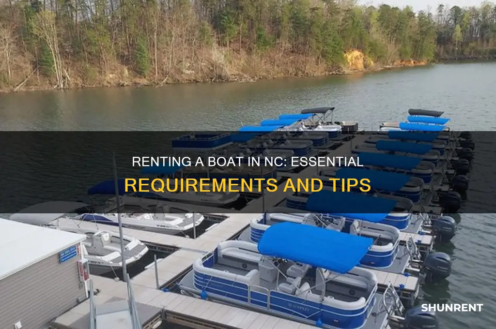 what do you need to rent a boat in nc